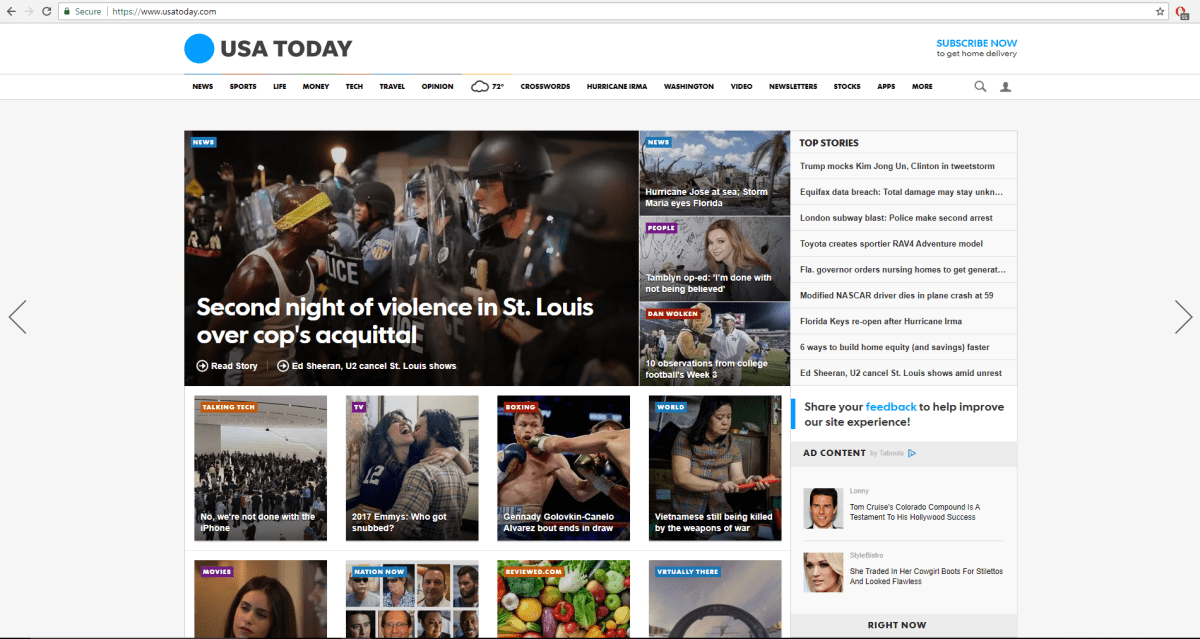 Protests turn violent again in St. Louis after ex-cop acquitted of&nbsp;murder